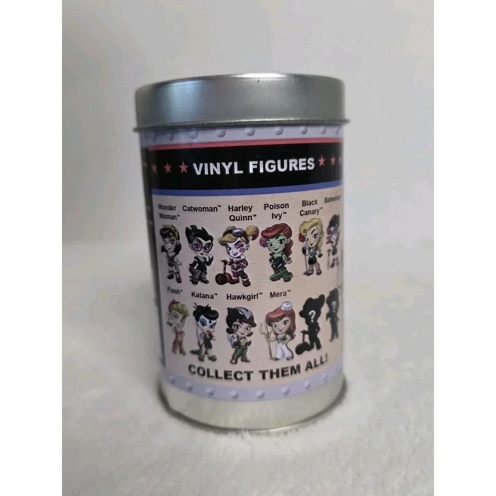 Lil DC Comics Bombshells Vinyl‎ Harley Quinn Mystery Tin Opened Figure Sealed